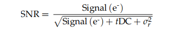 SNR-calculation-formula-including-dark-current